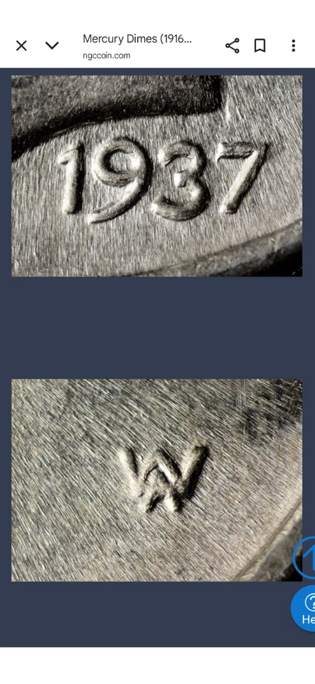 ICG MS65 1937 DDO-001/FS-101/DDR-001 MERCURY SILVER DIME - Image 4 of 4