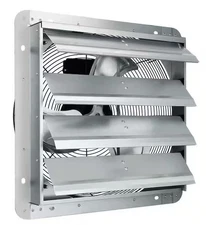 VEVOR Shutter Exhaust Fan Shop Exhaust Fan 16'' Wall Mounted Aluminum 2000 CFM