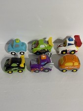Vtech Go Go Smart Wheels Lot Of 6 Hot Rod Race Cars Van All Tested
