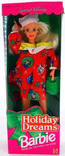 1994 Vintage Mattel Holiday Dreams Barbie Christmas Special Edition #12192
