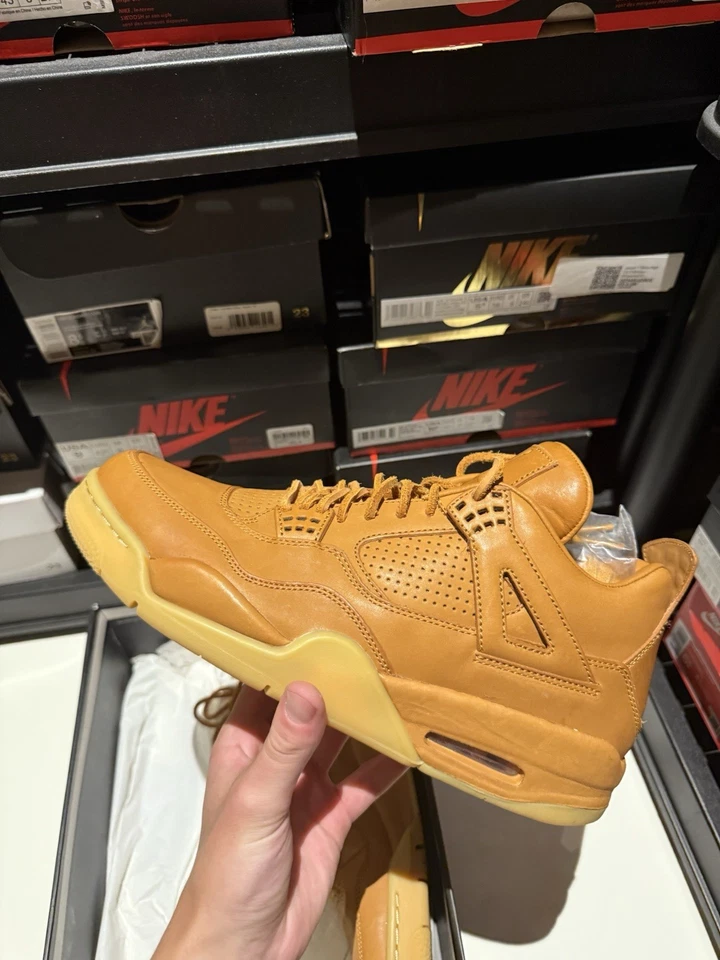 Talla 11 - Air Jordan 4 Retro Trigo Jengibre Premium Nuevo Foto 4 de 4