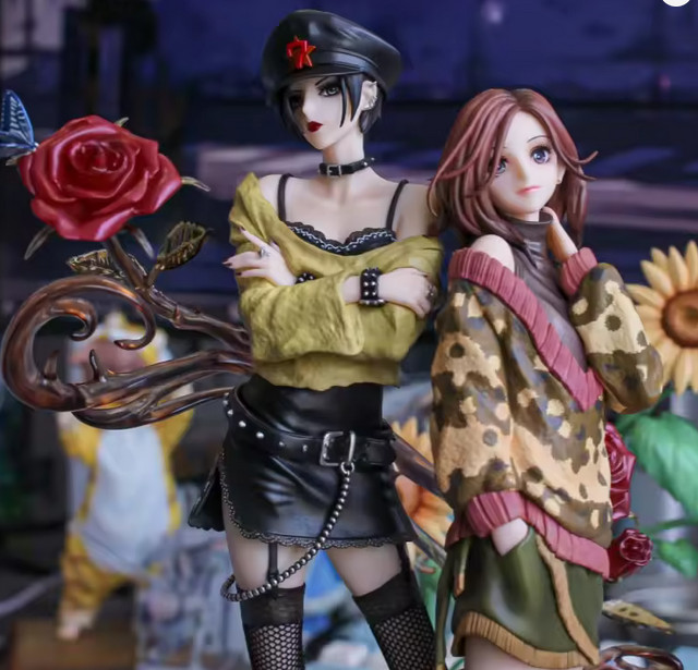 Nana Osaki Anime Figura Estatua y Hachi Figura Figura Set de 2 1/8 Mejor Precio NUEVO