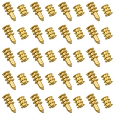 Brass Table Leaf Screw Pin Table Bolt Sleeve Connectors Table Extension Hardw...