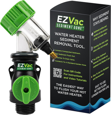 Water Heater Sediment Removal Tool   Flushes, Cleans & Breaks up Sediment Clogs