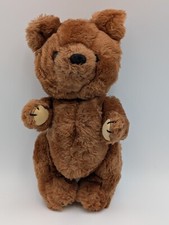 Dakin Brown Bear Plush Jointed 1981 Stuffed Animal Toy