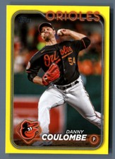 2024 Topps Update DANNY COULOMBE YELLOW PAPER #US158 Baltimore Orioles