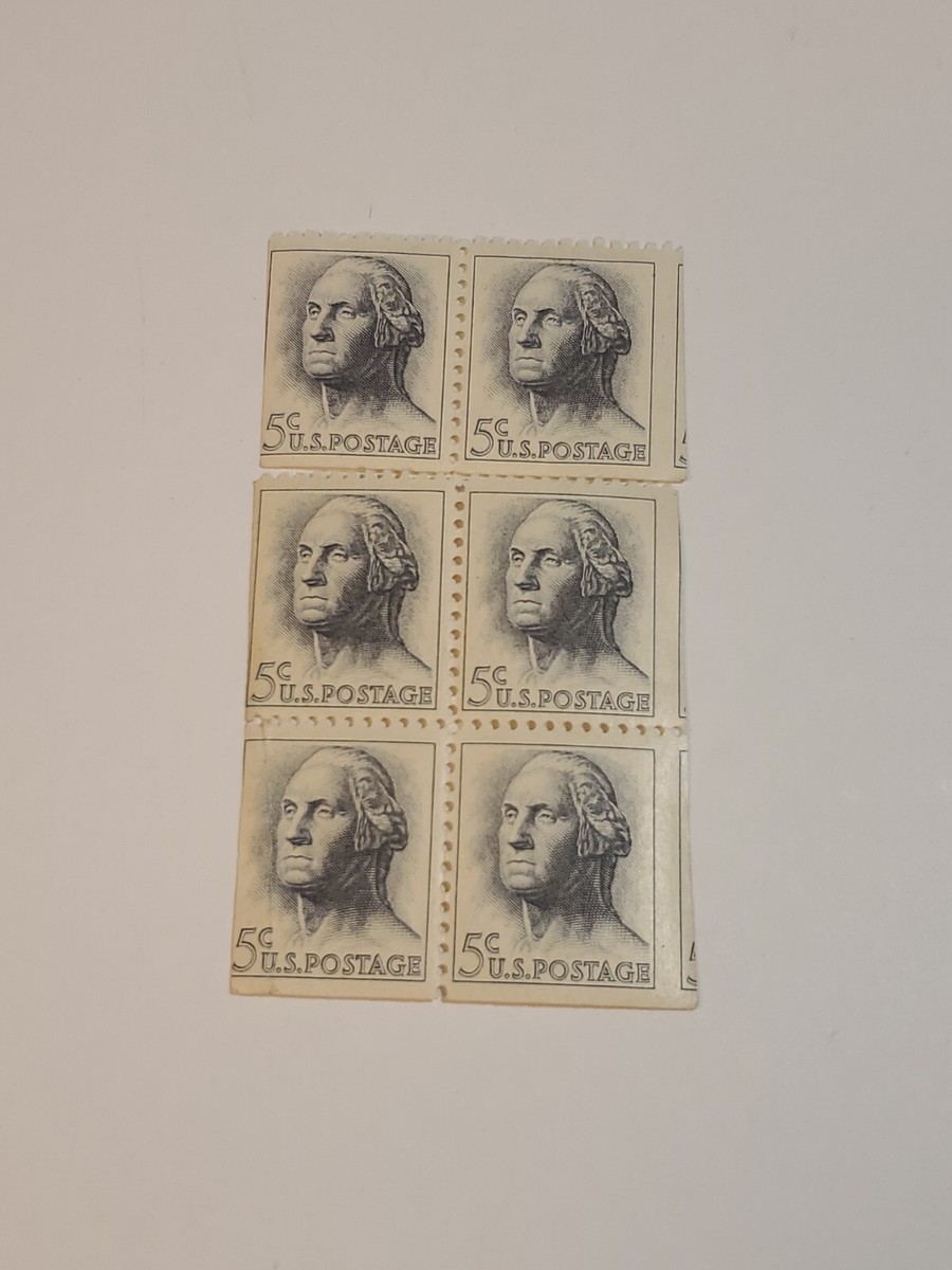 George Washington 5 Cent Rare Unused Stamp 1962 United