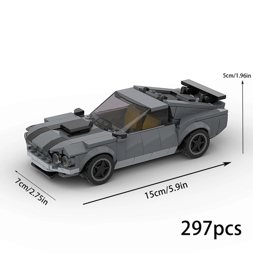 Moc Lego Car: 1969 Ford Mustang Boss 302 - Picture 6 of 6