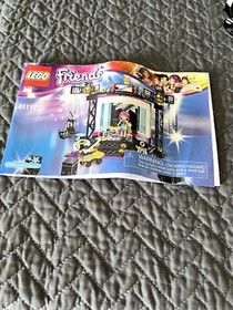 Lego Friends Pop Star TV Studio 41117 w/Manual 99.9% COMPLETE.. Missing Sticker