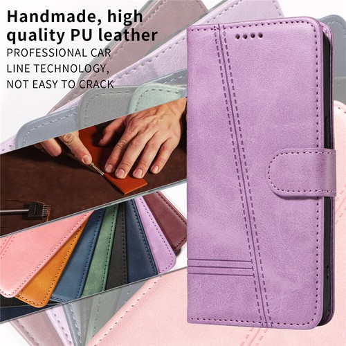 For Motorola Moto G84 G54 G24 G14 G04 E32 E22 PU Leather Wallet Case Stand Cover - Picture 26 of 87
