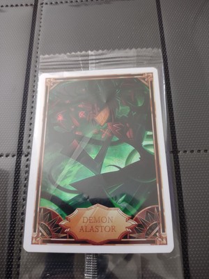 【2nd】Hazbinhotel Alastor Foil Hazbin Hotel Radio Demon Alastor Foil Trading Card Promo New