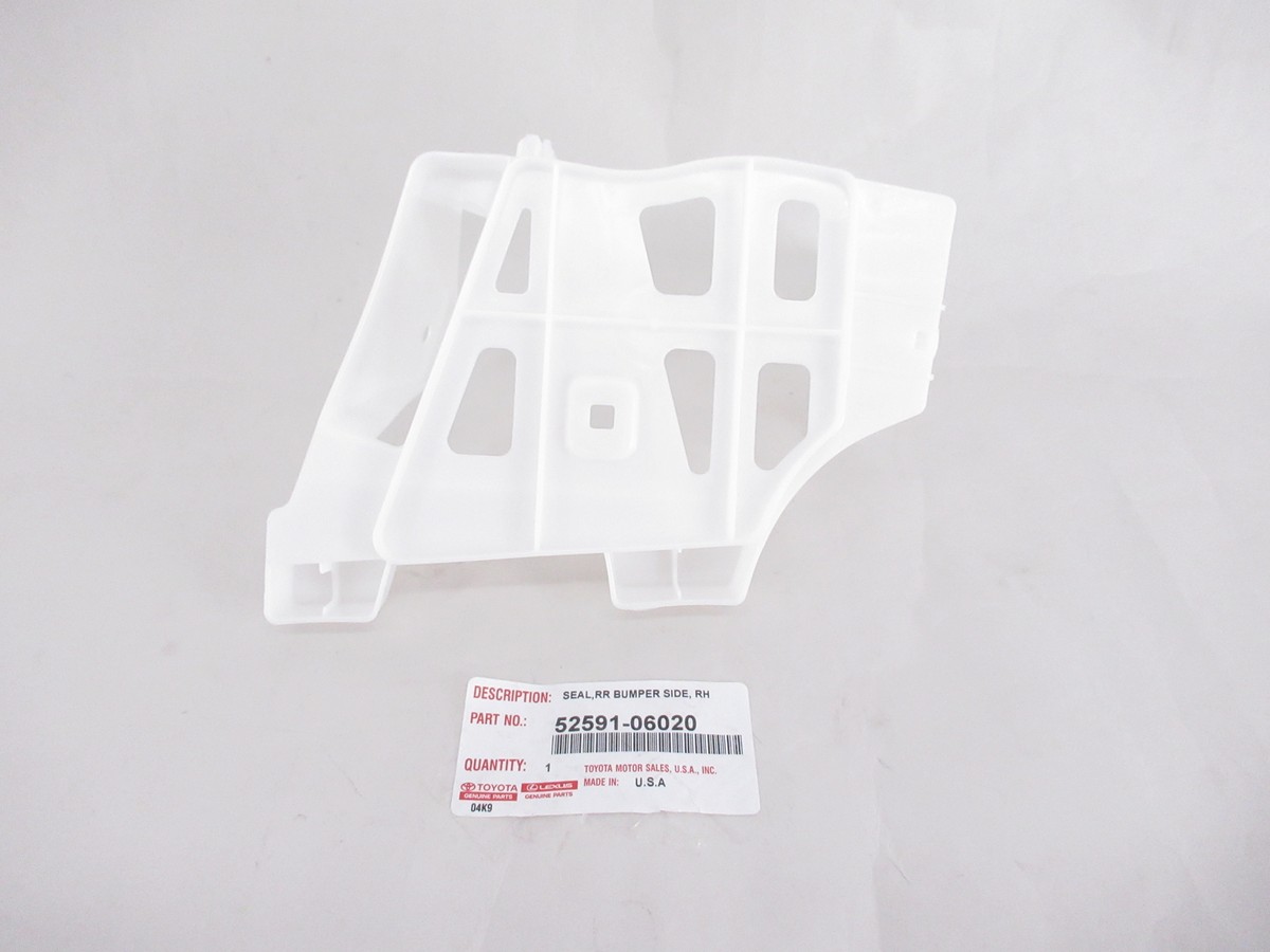 Genuine OEM Toyota 52591-06020 Passenger Rear Bumper Side Seal
