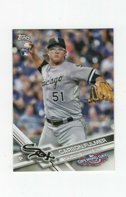 2017 TOPPS OPENING DAY BASEBALL - ROOKIE CARSON FULMER CHICAGO WHITE SOX #121