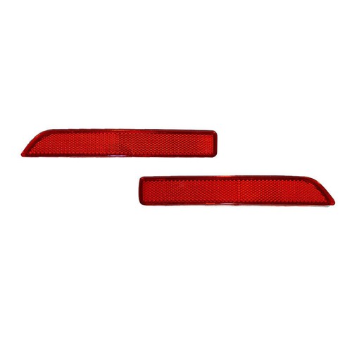 Red Lens Rear Bumper Tail Reflector Lamp Accessories For NISSAN Sentra 2020-2021 - Picture 5 of 13