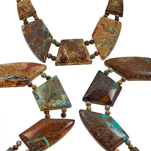 HSN Jay King Sterling Silver 2Strand New Red Skin Turquoise 161/2