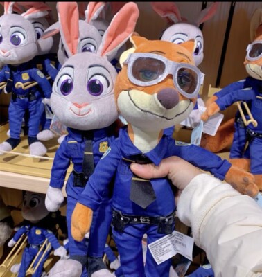 Disney Authentic 2023 Zootopia Nick Wilde Judy Hopps Plush