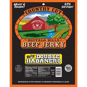 Beef Jerky Buffalo Bills Double Habanero Country Cut Beef &hellip;