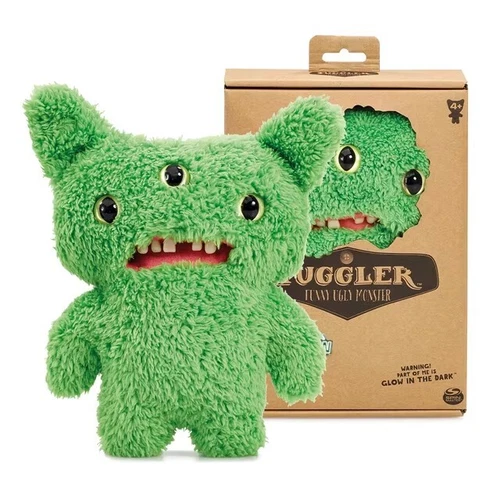 Muñeco de peluche genuino Fuggler feo monstruo viejo diente brilla en la oscuridad - Imagen 11 de 34