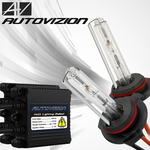 55W HID Xenon Bulbs Headlight Slim Ballast Conversion Kit H1/3/4 H7