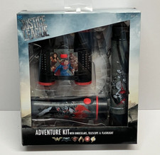 DC Justice League Adventure Kit with Flashlight, Telescope, Binoculars