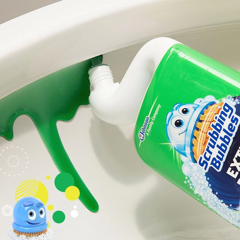 2 Scrubbing Bubbles Toilet Bowl Cleaner Gel, Rainshower Scent - Image 2 of 4