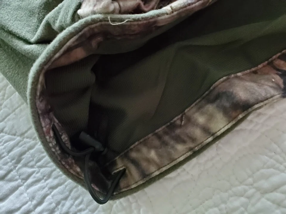 Nuevo Pullover Para Hombre Camuflado Yukon Gear Media Cremallera Polar Factor de Olor Roble Mossy Talla L Foto 2 de 4