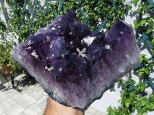 Minerali *** DRUSA di AMETISTA VIOLA ALTA QUALITA' Brasile