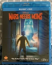 Mars Needs Moms (Blu-ray/DVD, 2011, 2-Disc Set) New Sealed