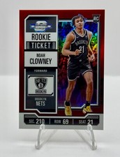 2023-24 Contenders Optic NOAH CLOWNEY Rookie Red Prizm RC Nets SSP MINT❗️
