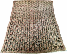 A Sensational Collectible Seneh Rug With 900+ KPSI"Private Collection"