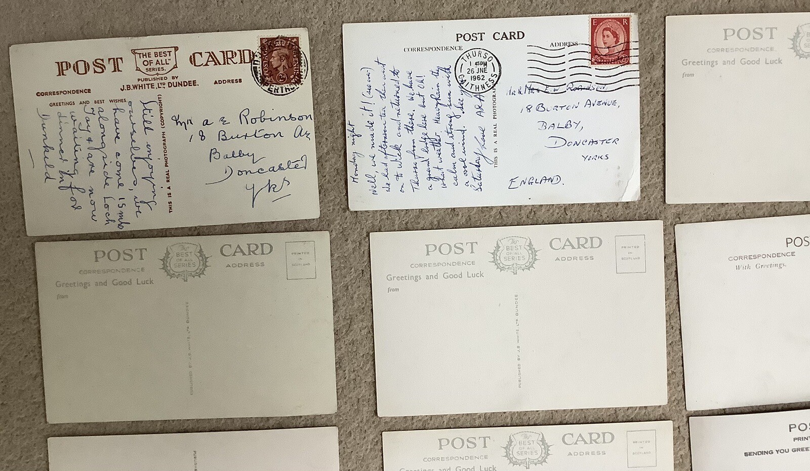 Scottish postcard album with postcards eBay