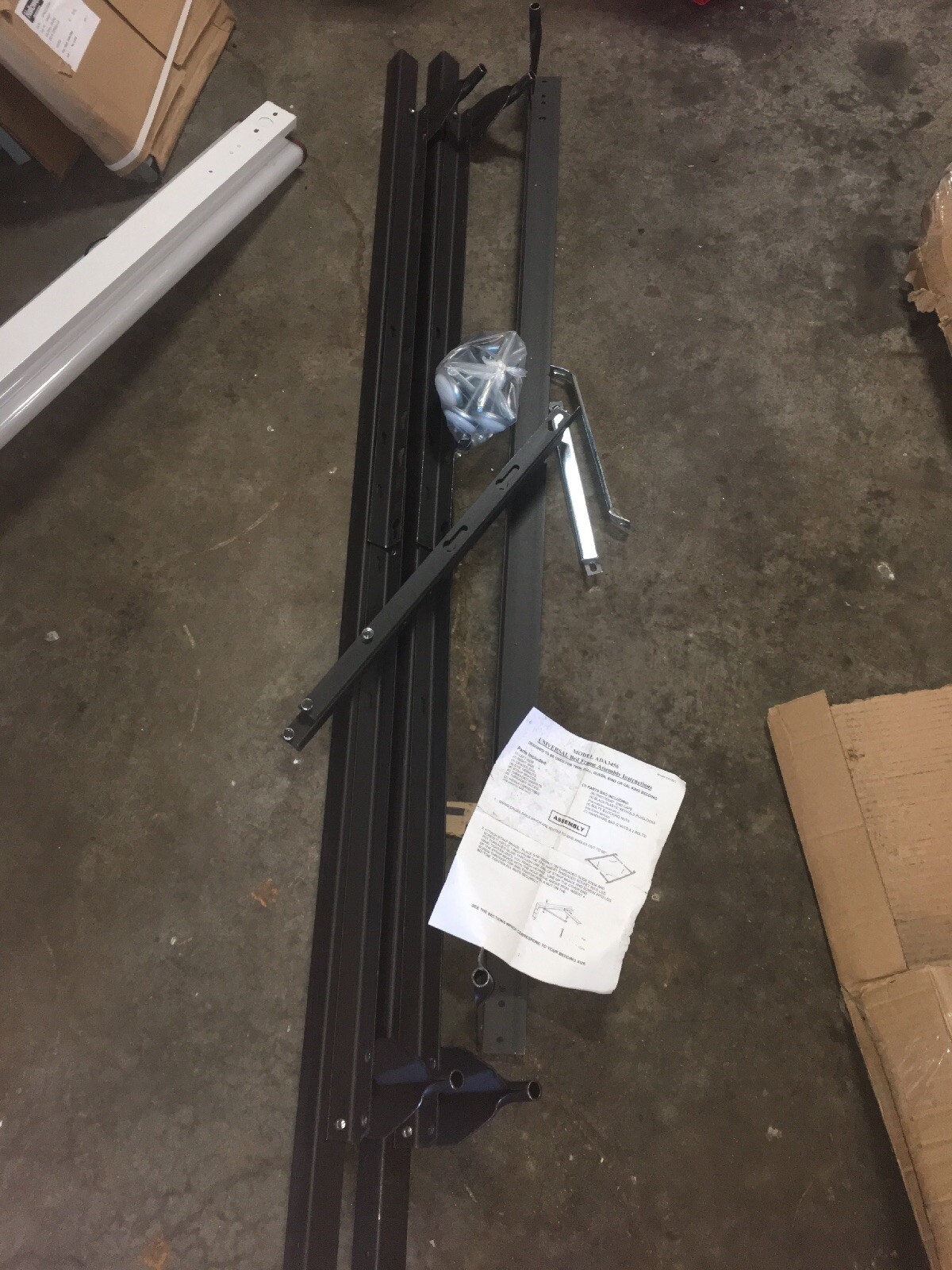 MANTUA ADA3456 Bed Frame,Capacity 500 lb.,Twin to King  6GHD
