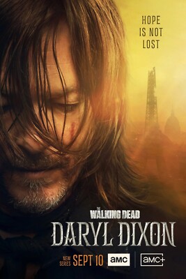Free Same Day Shipping THE WALKING DEAD Daryl Dixon (B) Borderless 11x17 Poster
