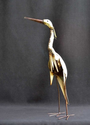 HERON EN MÉTAL RECYCLÉ : ZIMBABWE - Imagen 3 de 9