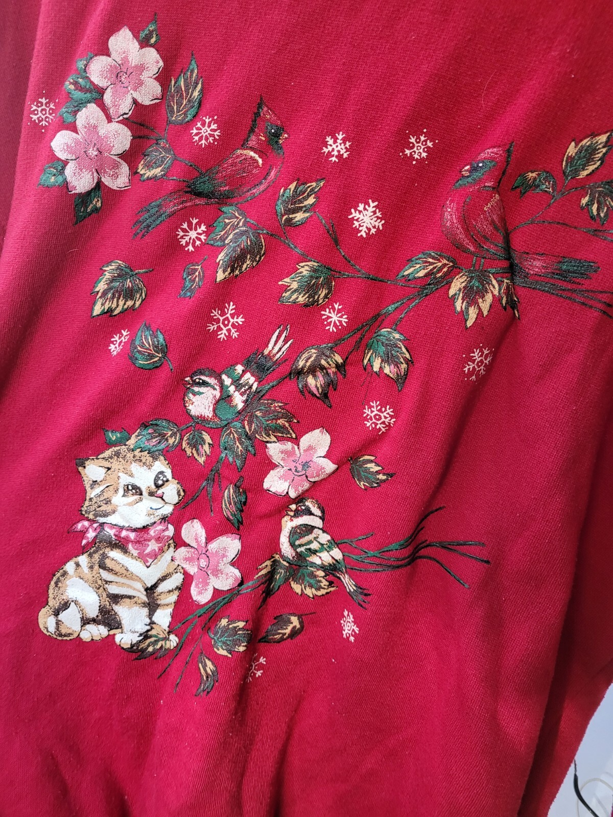 VTG Basic Editions Cat Kitten Pullover Sweatshirt - image 4