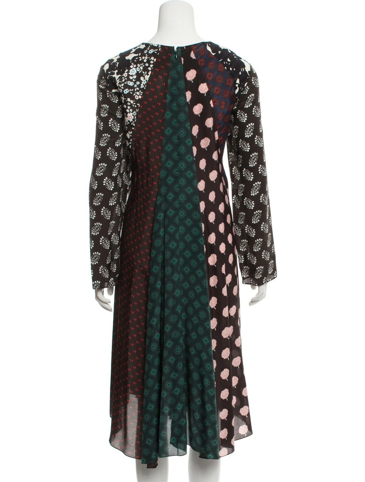 Lanvin — LANVIN Silk Floral Pre-Fall resort  Midi Dress FR42