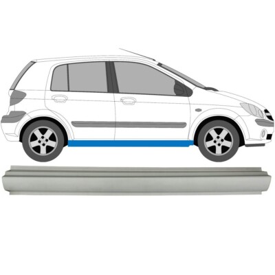 Für Hyundai Getz 2002-2010 1x Schweller Reparaturblech / Rechts = Links