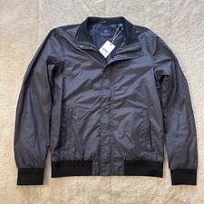 SCOTCH  SODA Mens Jacket-Grey Patterned-Lightweight- Euro L Slim Fit