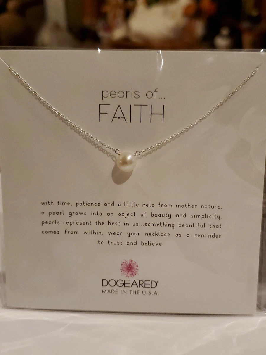Dogeared pearl necklace sale