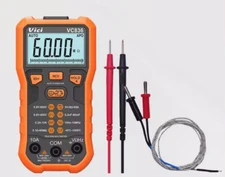 Vici VC836 Auto-Ranging DMM NCV Temp Test Backlit LCD Fast Shipping