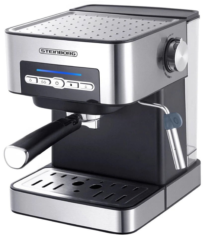 Espresso Maschine Kaffeemaschine Cappuccinomaschine Milchaufschäumer Siebträger - Bild 4 von 4