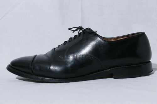 Allen Edmonds, Scarpe eleganti Oxford Allen Edmonds Park Avenue da uomo in pelle nera made in USA 8,5