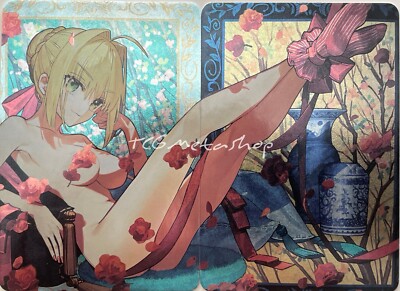   19 Altria FATE Goddess Story Anime Waifu 9 Card ACG 2 Card Puzzle