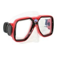 Deep Blue Gear Maui Mask Red w/Optical Corrective Lenses -7.50 Snorkeling Diving