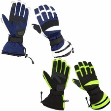 Men's Textile Snowmobile Gloves 200g Insulation Gauntlet Winter Driving