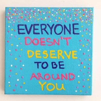 Handmade Motivational Canvas Art Positive Canvas Art One of a Kind