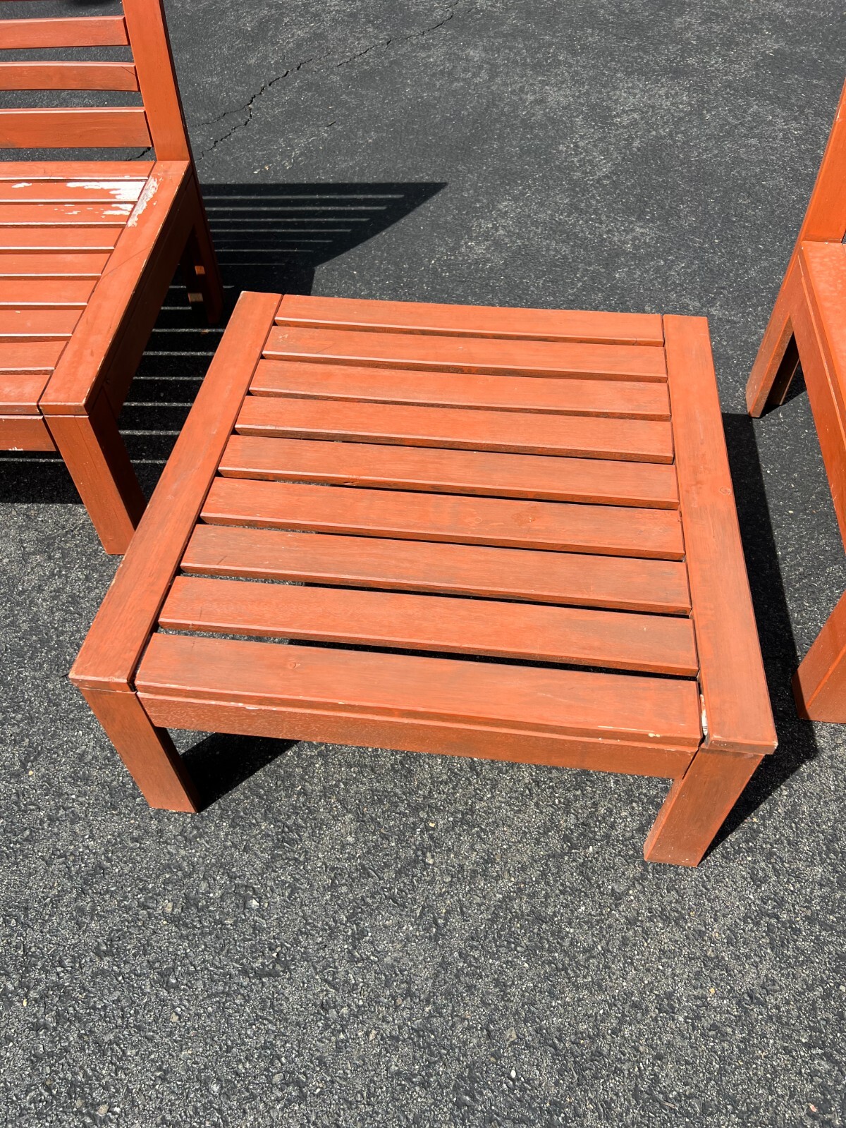 Ikea ÄPPLARÖ APPLARO Outdoor Set 3 Chairs Table Solid Wood eBay