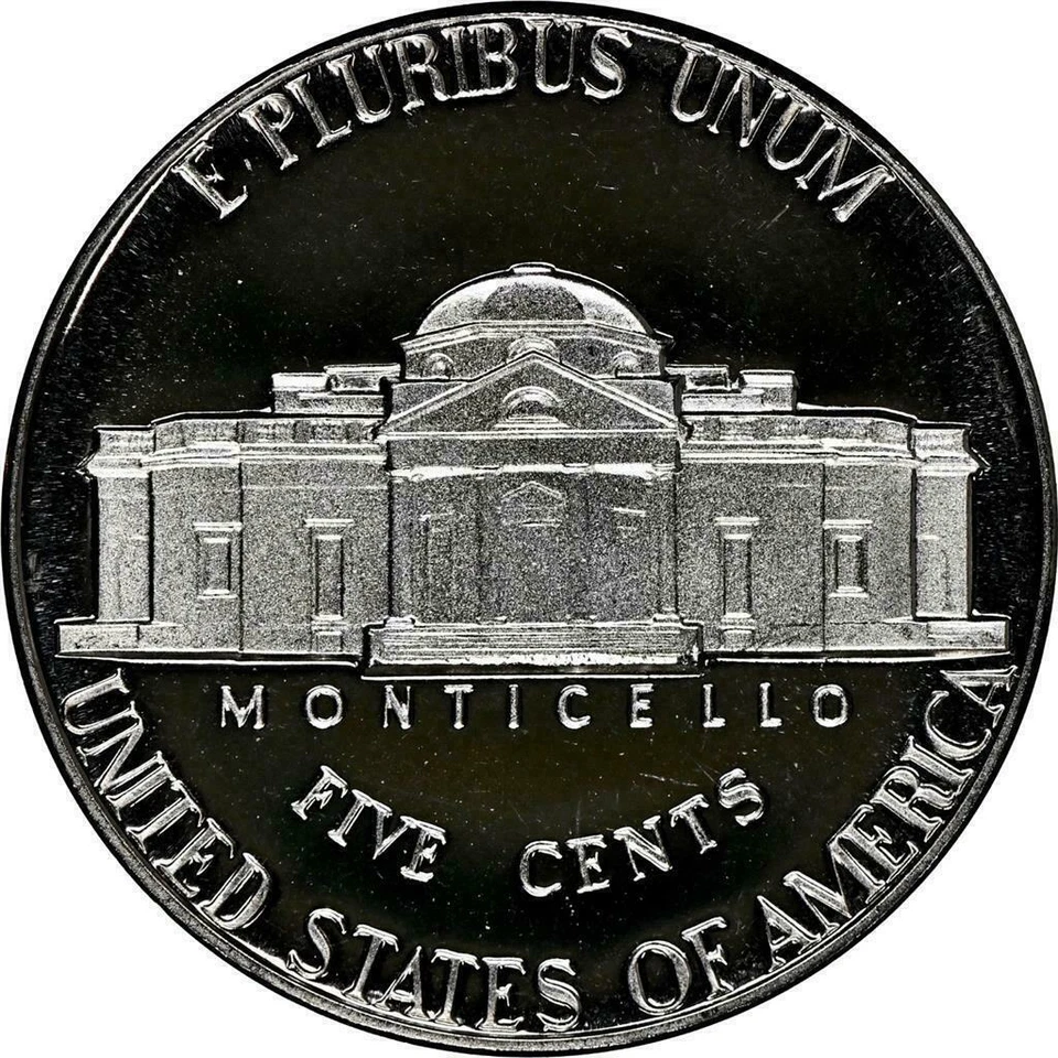 1975 S JEFFERSON NICKEL 5C PF69 ULTRA CAMEO TOP POP NGC Photo Vision® SKU 2695 - Image 3 of 3