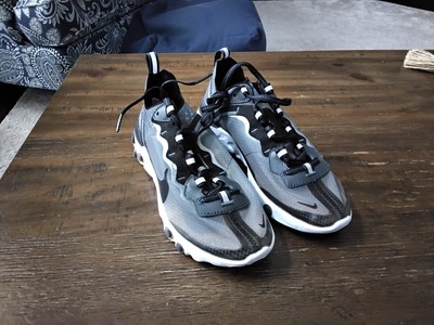 Nike React Element 87 Anthracite Black White Size 4 AQ1090-001 New#