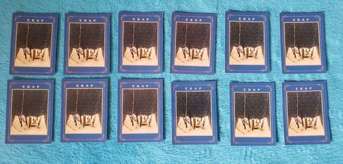 Vintage DRAGON STRIKE 1993 TSR Board Game Replacement Part Playing Cards 12 Trap - Picture 1 of 2